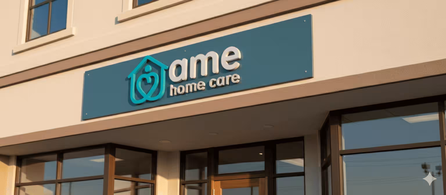 Fachada fictícia Ame home care